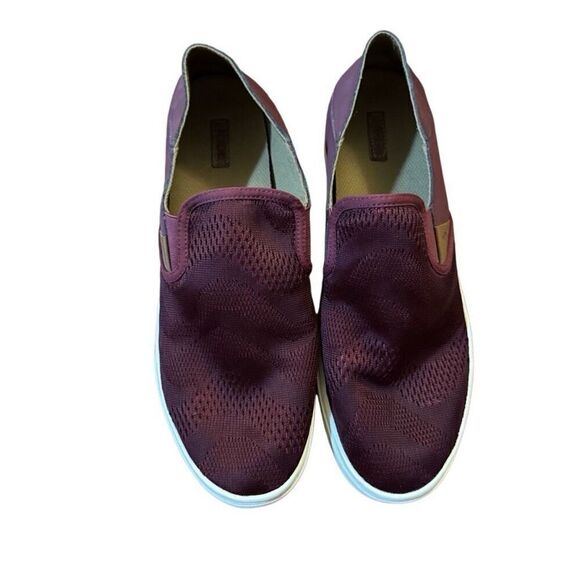 OluKai Pehuea Slip On Loafer Sneakers in Red Sea Salt Burgundy Size 12 Women’s - Picture 2 of 7